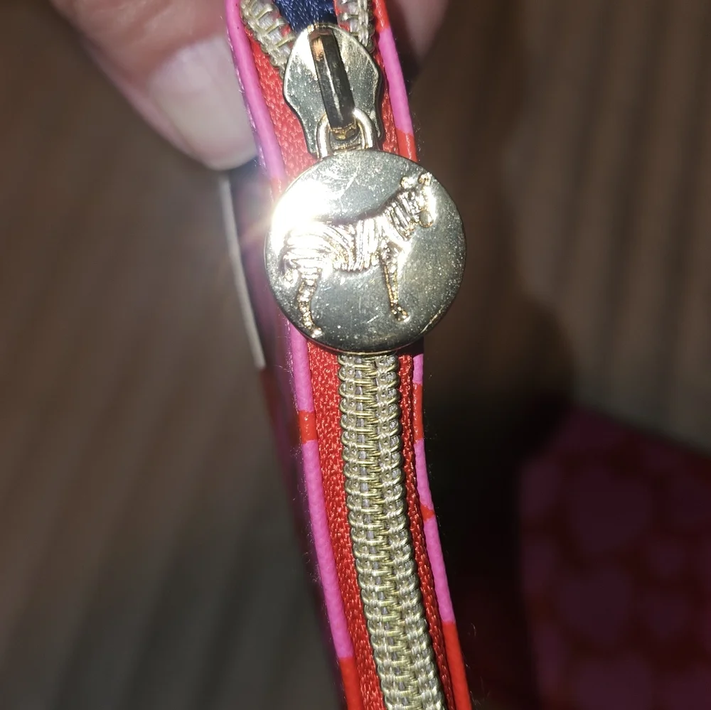 Set of Two Dabney Lee Cosmetic - Coin - Key #LOVEYOU Bag - Purse NWT